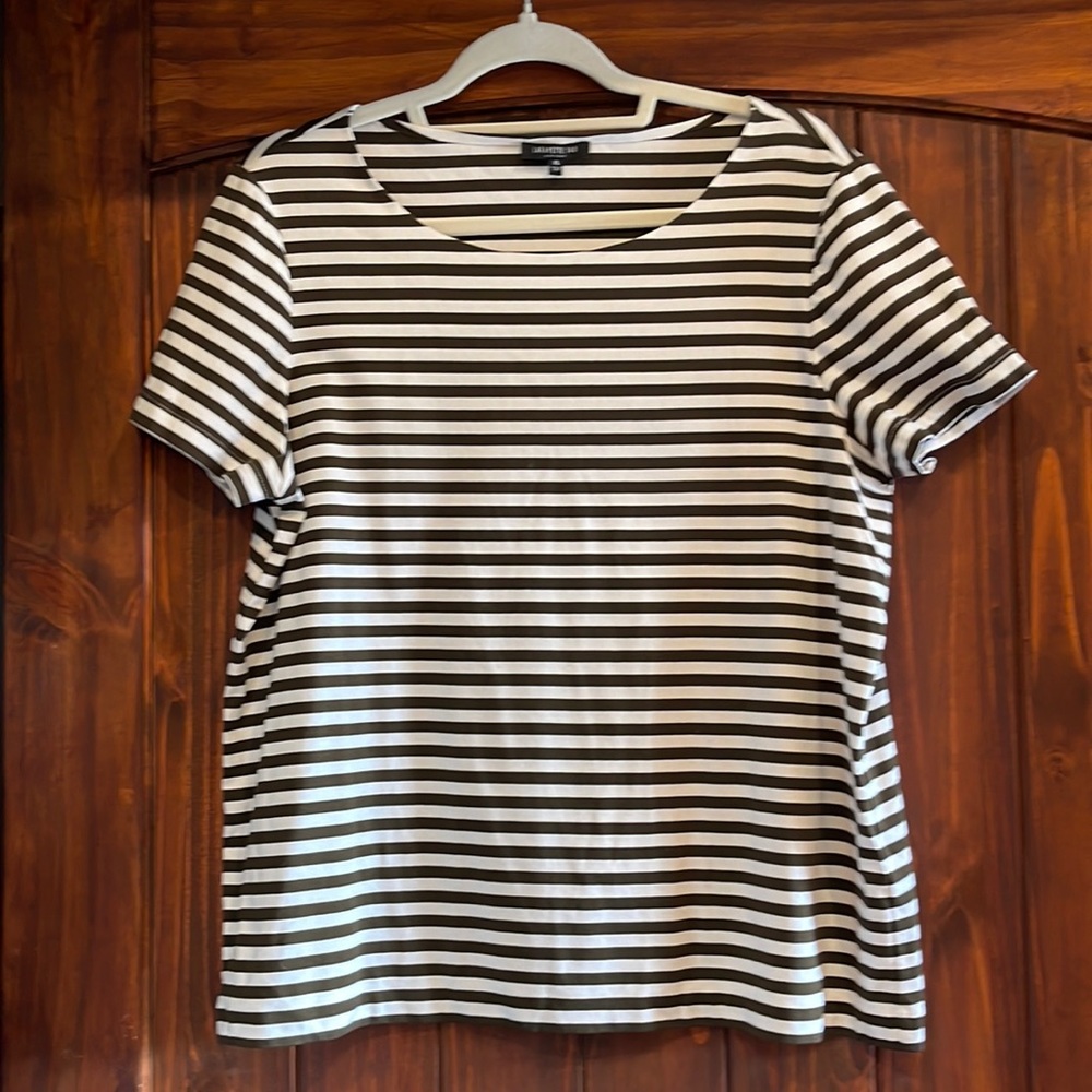 Lafayette 148 Stretch knit top size XL